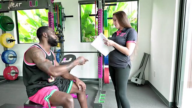 TABOOHEAT Hot Personal Trainer Melanie Hicks Heals Player's Injuries with her Pussy