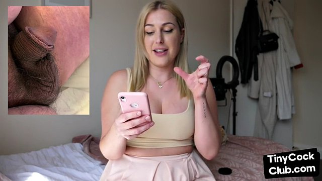 SPH Solo vollbusiges Babe redet schmutzig über arme kleine Schwänze