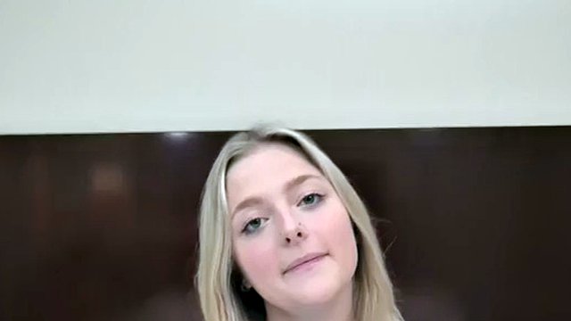 She is 18 years old and she is on spring break making her first porn movie.