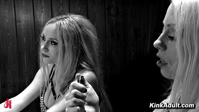 Femdom Aiden Starr Fists Blonde Lorelei Lee in Gang Initiation