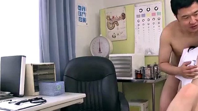 doctor and patient share sexy japanese nurse threesome
