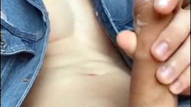 Super cute boy cums hard on Snapchat, dominates big dick