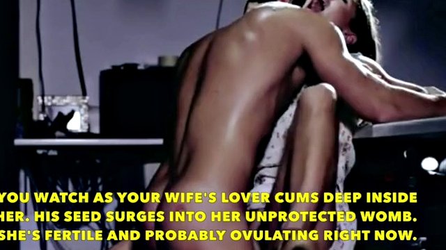 wife gwen fucks stud from high school (cuckold, captions)