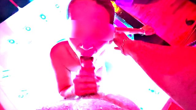He fucks me in the jacuzzi. He cums on my breasts and my mouth. I swallow it all. Best DOGGING