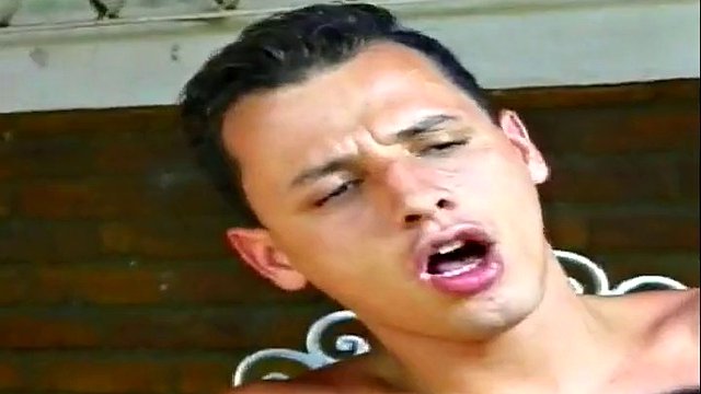 Sexy shemale and guy smoke and fuck their asses outdoors after hot blowjob
