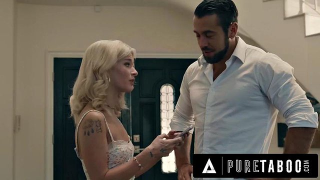 PURE TABOO Petite Blonde Emma Rosie TRICKED Into Fucking Her ''Cheating'' Boyfriend's Stepdad!