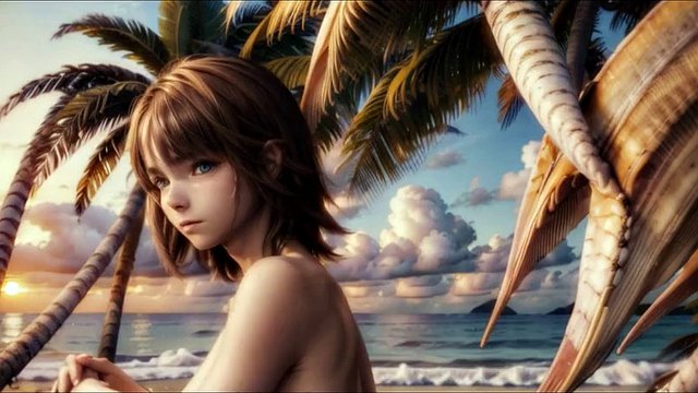 AI generated Yuna (Final Fantasy X)