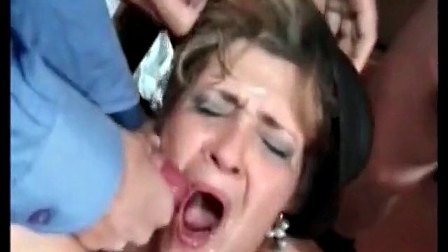 Gangbang Archive Granny also loves BBC Mature orgy