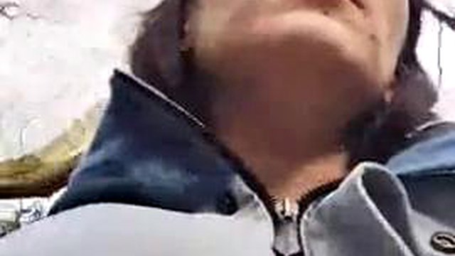 Pretty face milf outdoor stripping and teasing: Amateur, Brunette & Solo Porn