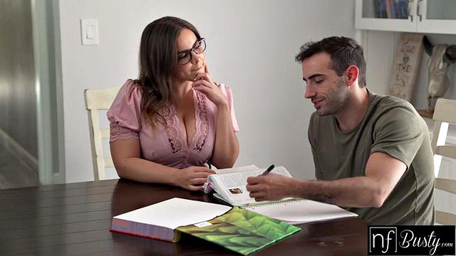 horny teacher seduces stundent: Blowjob, Cowgirl & Handjob Porn