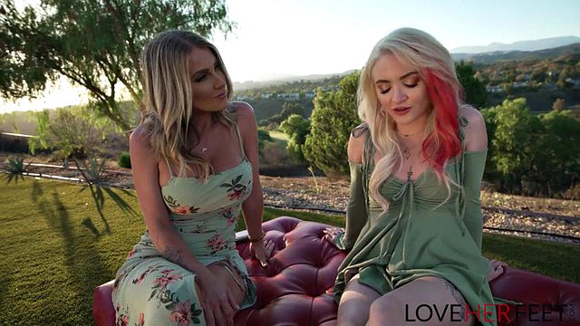 Foot Fetish Lesbians Lola Fae And Andi Avalon Licks Each Other by Love Her Feet: Porn