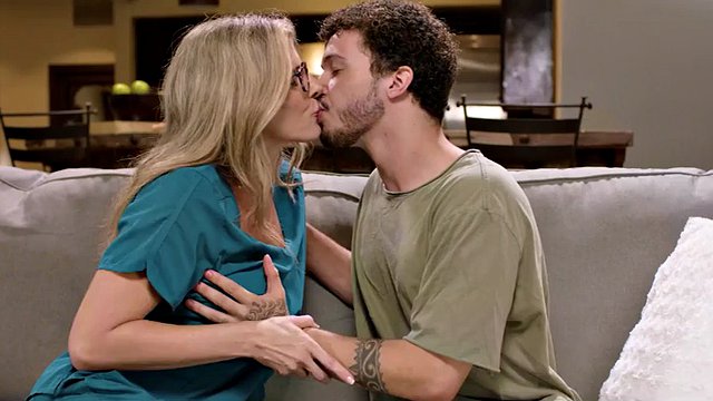 MOMMY'S BOY - MILF nurse Cory Chase taught her stepson how to put on a condom, now she wants him to take it off
