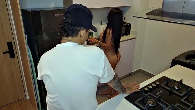 Cheating Wife Moans with Pleasure with Husband's Best Friend
