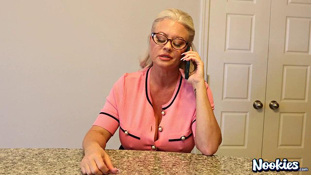 Billie Austin's Big Tits MILF Birthday Cumshot Pounding