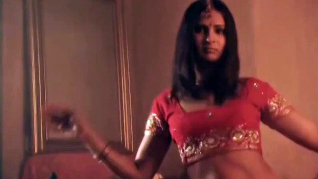 Sexy belly dancer from the East when she does it alone