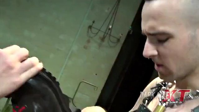 Leather Pig fuck's Rubber Pig