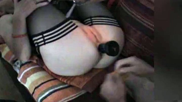 Nasty French blonde fisted before anal fuck