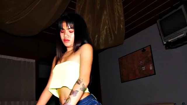 Tiny Thai amateur teen fucked hard after client massage