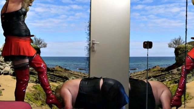Uwielbienie Mariny Red Boot, porządne klapsy i mnóstwo kpin ze strony pani Samanty