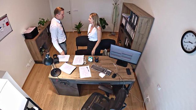 LOAN4K. Hot office table sex is a result of a loan inquiry