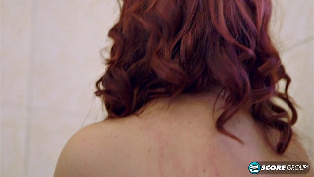 Lovely Vanessa Big Tits Striptease in Shower