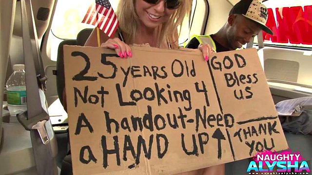 Naughty Alysha The Handy Van: Big Tits, Milf & Blonde Porn