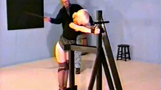 Katie enjoys her whipping (remastered)
