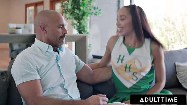 ADULT TIME - Cheerleader Alexis Tae Offers Her Ass To Stepdad-In-Law While Waiting For Boyfriend