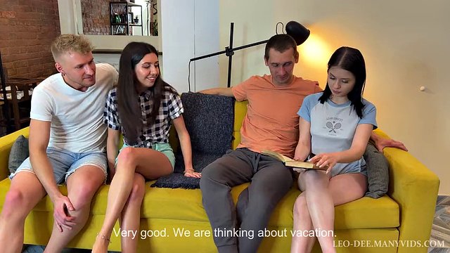 Real Swingers Teen Couples Swap With Creampie