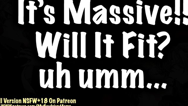 Your bottom guy is secretly HUGE down there, I, man, moan, I'm shy, guy, moan, Asmr, roleplay, Rp M4f, deep voice, submissive