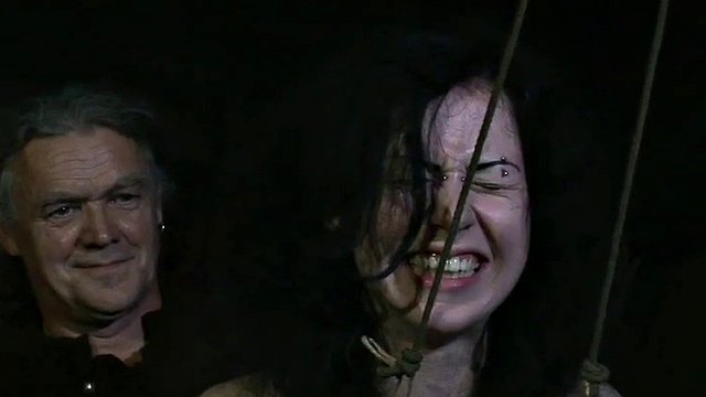 Witch Loredana Endures BDSM Gang Bang & Clothespins Breast Torment