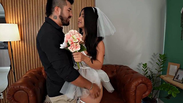 Camila Henao's Big-Butt Wife Pounded in Lesbian Threesome Wedding
