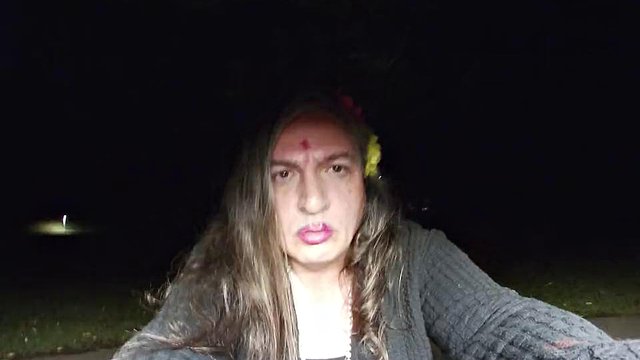 JonasBen's Late Night BBW Solo Masturbation in Park