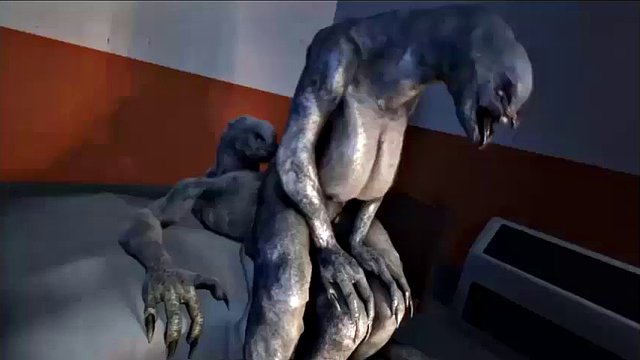 Monstruos de grandes tetas en 3D con grandes tetas y pollas follando duro
