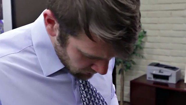 Office chunk sucks cock for promotion