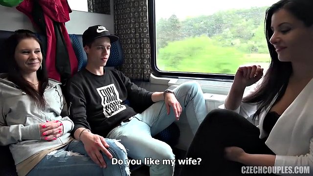Two czech teen gets plowed on the way home