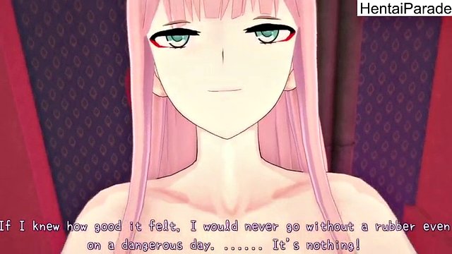 Hentai Zero Two Darling v prdeli ve Franxx bez cenzury