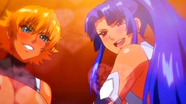 HMV★Asagi gets impregnated by a futanari evil exorcist and gets punched in the belly.