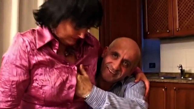 Nonno Gio's Horny MILF Fingering and Pounding in Kitchen