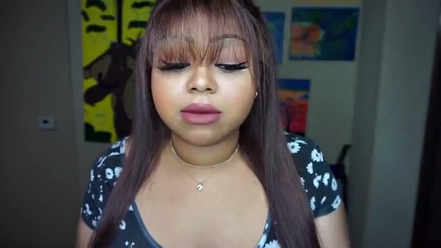 Busty exotic Youtuber shows how to change nipple piercings