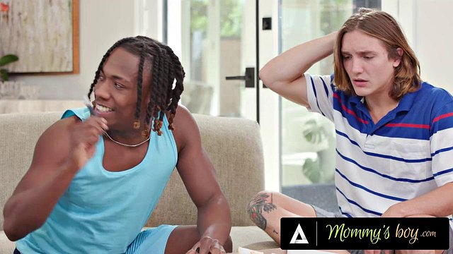 Stepmom Rachael Cavalli Gets Creampied by Pervy Stepson While Stepdad Watches