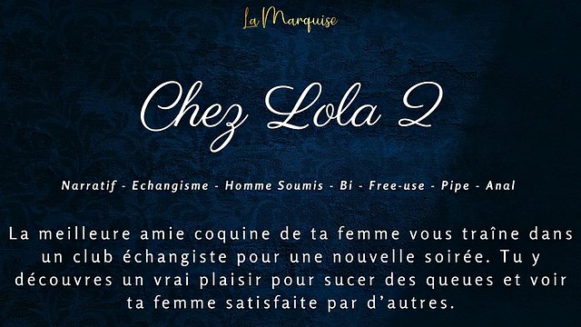 French Audio Story - You're free-using in the swingers' club with your wife