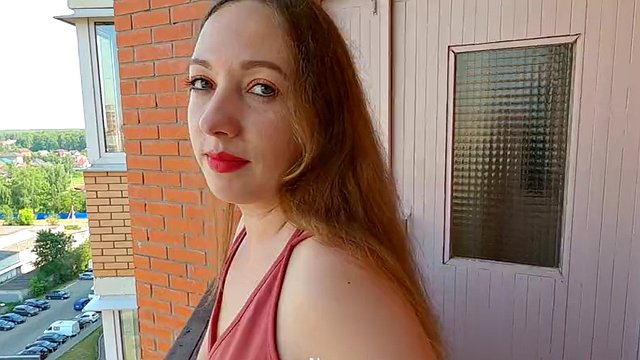 Sexy neighbor in an outdoor place wanted to have my cum in her panties. Risky handjob and blowjob