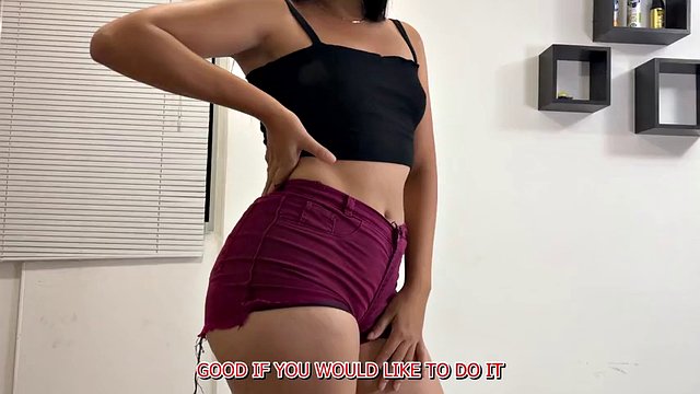 Milf Shakes Ass For Me - Hot Wife Twerks For Cuckold Husband's Son
