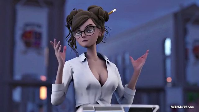 3D Hentai Bukkake 대결 경쟁