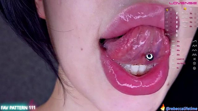 Goon For Her Hot Mouth Pierced Tongue + Spit