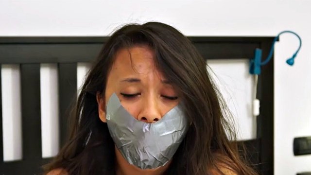Fragiledesires Duct Tape Gagged in Tights Bondage