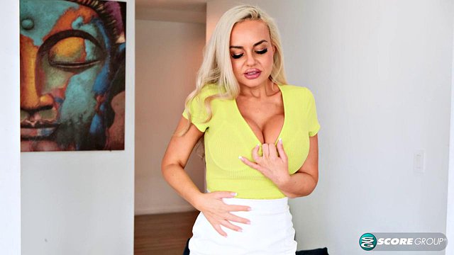Big Tits Bella High Strips